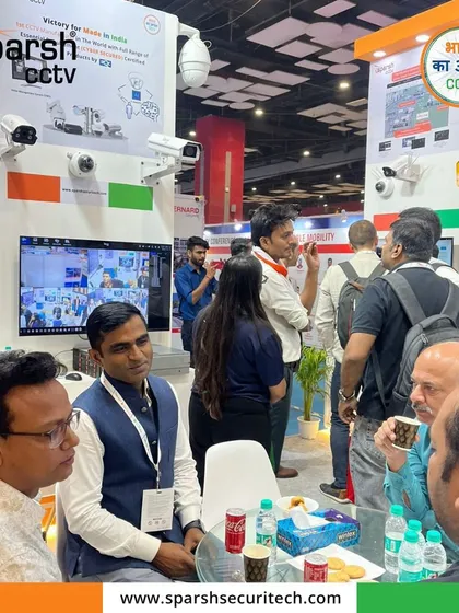 A lively discussion at my booth during the Traffic InfraTech Expo. These events are perfect for networking and sharing ideas.