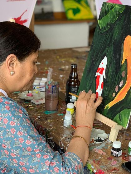 Paint Bar - Public Art Workshops & Experiences Unique Painting Techniques photo 14