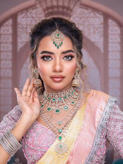 Shruthi - Bridal & Event Hairstyling Modern Styles for Sangeet & Receptions photo 63