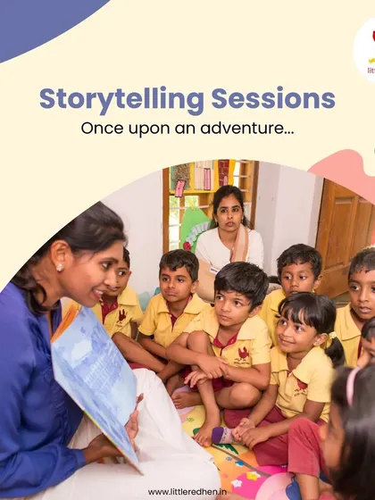 Once upon an adventure... Our storytelling sessions are an essential part of the day, where teachers captivate young minds with tales of wonder and excitement.