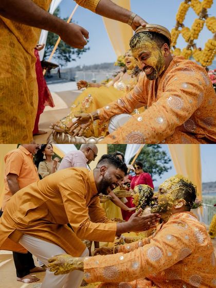 Journeys By Vivek - Wedding Photography Haldi Celebrations: A Splash of Joy photo 33