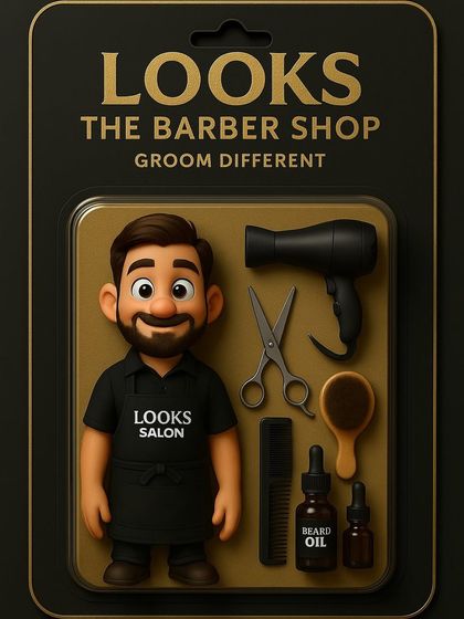 This graphic captures our "Groom Different" philosophy. We combine professional tools, expert skill, and a unique vibe to offer an experience that's a cut above the rest.