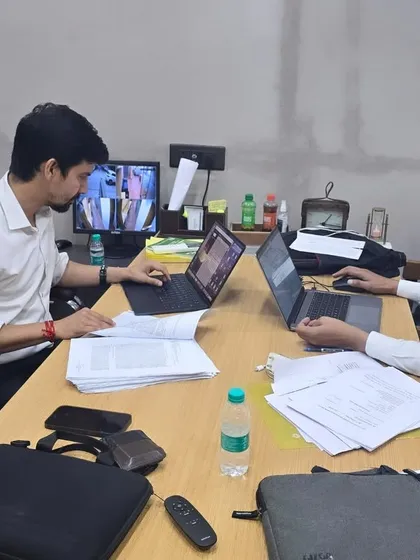 Diligence is key in preparing for any legal proceeding, including mediation. Here, my team and I are deep in case preparation, ensuring every detail is considered to facilitate a fair and solid settlement for my clients.
