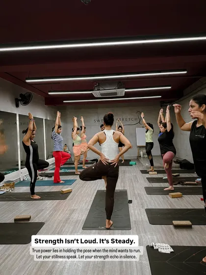 Strength isn't always loud. In our Ashtanga yoga classes, we find power in stillness and focus. This is a practice of discipline and inner awareness, where you connect deeply with your breath and movement in a supportive, non-judgmental space.