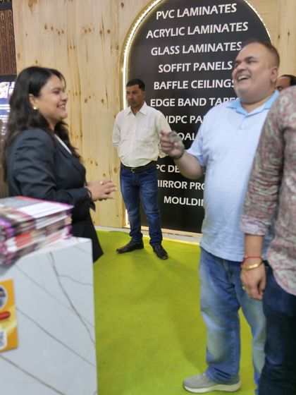 It's always great to connect with people in the industry. The energy at these exhibitions is fantastic.