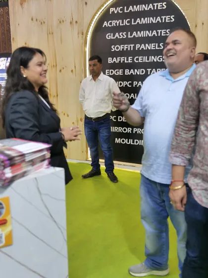 It's always great to connect with people in the industry. The energy at these exhibitions is fantastic.