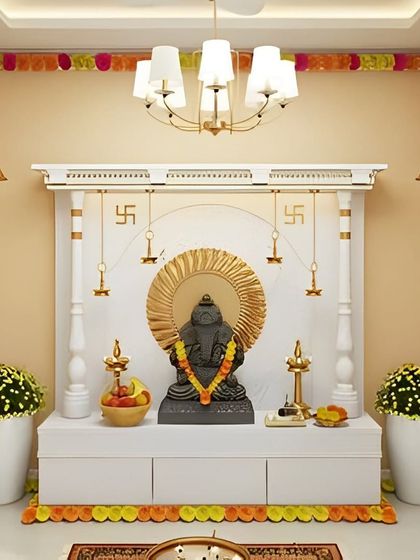 Interiors Bangalore - Custom Cabinetry & Built-in Furniture Pooja Units: Sacred Spaces, Modern Designs photo 14