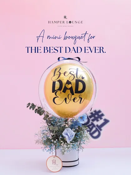 A mini bouquet for the best dad ever. This small but charming gift is perfect for showing your appreciation on Father's Day.