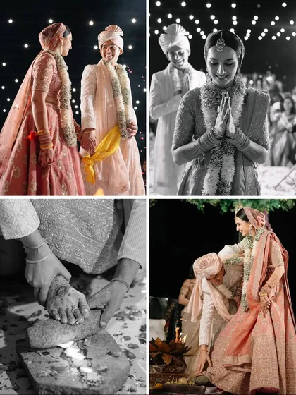 The beauty of a wedding lies in its timeless traditions. We take care to create the right atmosphere for these sacred rituals, ensuring they are performed with grace and meaning.