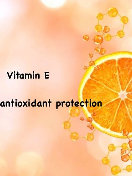 When combined, Vitamin C and Vitamin E work together to amplify antioxidant protection against environmental damage.