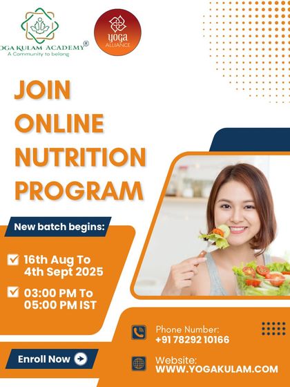 YogaKulam - Online Nutrition & Diet Planning Course What You'll Learn: Course Curriculum photo 6