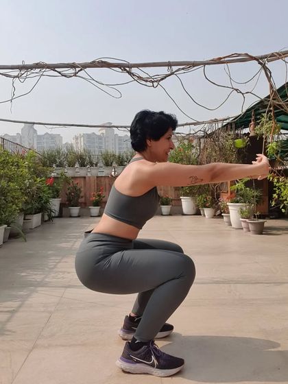 A simple squat, but it represents so much more. It's about the mental and physical health benefits that come from our DtF workouts.