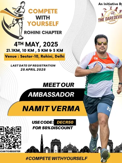 Another race ambassador from our club. We are proud to have so many leaders in our group.