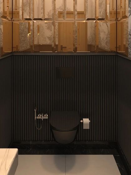 Chizzle My Designs - Turnkey Residential Interior Design Artistic Bathrooms & Powder Rooms photo 43