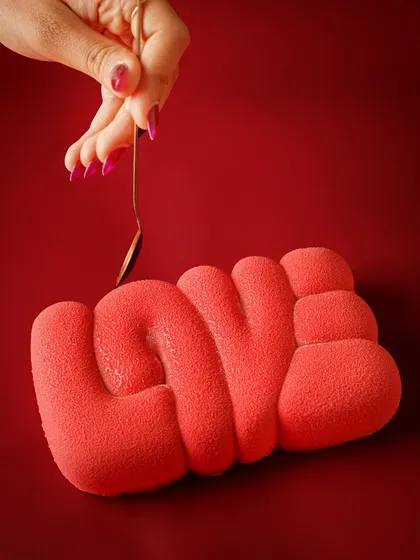 This "LOVE" dessert is an example of creative and artistic product photography. I use bold colors and simple, elegant actions to create a visually striking image that stops the scroll and sparks curiosity.