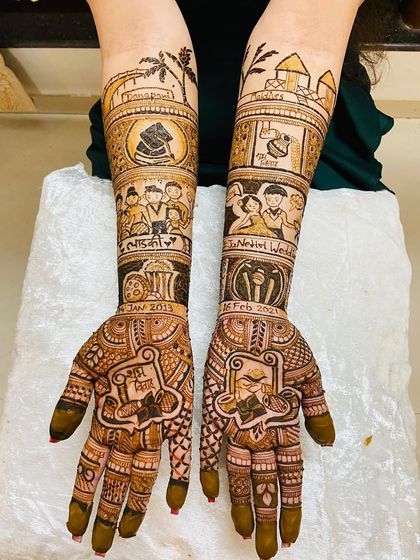 Our Brides' Stories in Henna photo 11