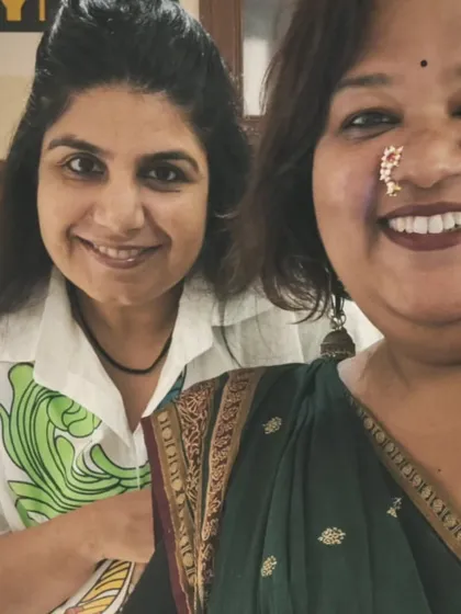 A selfie with Jasleen, my collaborator for the pop-up at Folk. Teamwork makes the dream work!