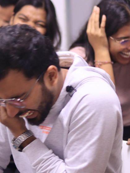 That moment when the joke lands perfectly! Priceless audience reactions.