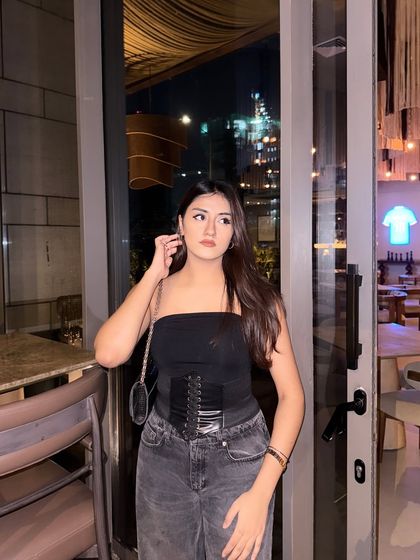 A candid moment, adjusting my earring.