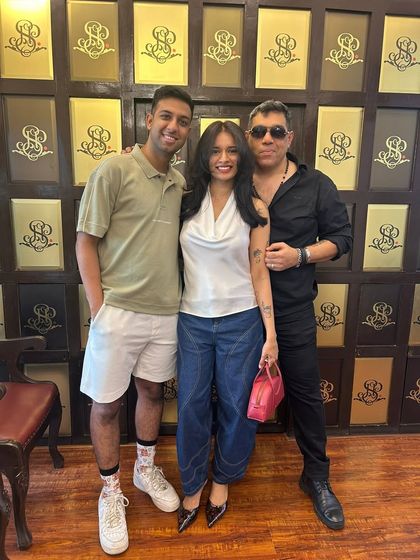 The smiles say it all. We love seeing our happy clients after their transformations. Here I am with a stylish couple who left feeling fantastic.