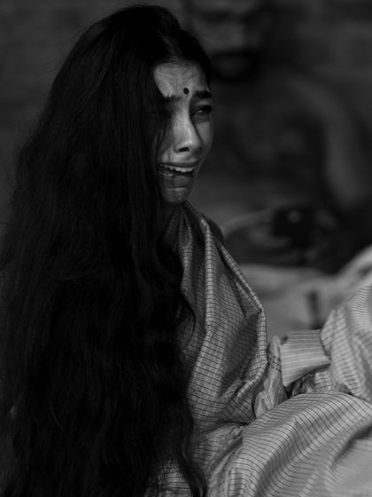 These images are part of my deep dive into 'Bhaya Rasa' or the emotion of fear. Each photo captures a different stage of this intense feeling, from apprehension to outright terror, showcasing the narrative range of abhinaya.