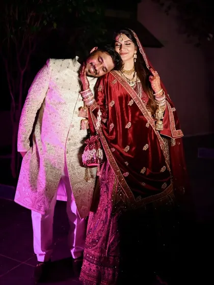A playful and affectionate moment captured after the Nikkah. It’s these unscripted, real interactions that I love to photograph, showing the couple's true personalities.