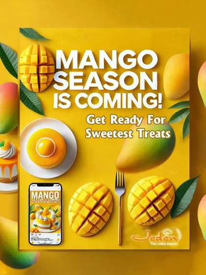 Get ready for the sweetest time of the year! This promotional graphic announces that Mango Season is coming, teasing our upcoming menu of fresh, juicy, and delicious mango-infused treats.