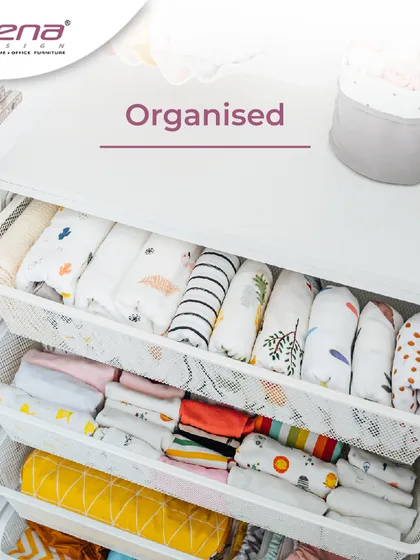 An organized wardrobe makes life easier. We incorporate smart solutions like pull-out baskets, sectioned drawers, and accessory trays to help you keep everything neatly in its place.