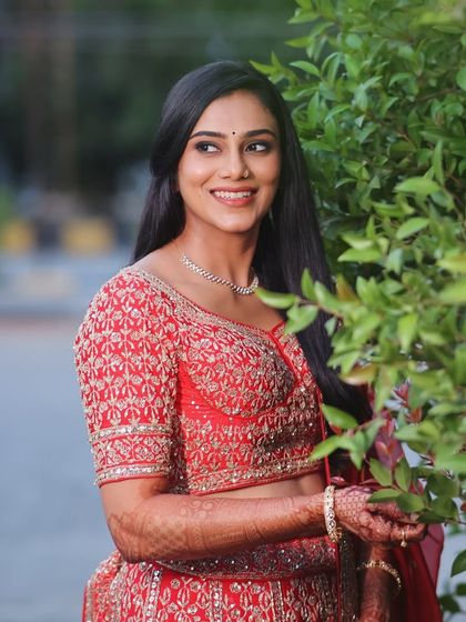 Swarna Nagaraj - Bridal Makeup & Hairstyling Modern Reception & Sangeet Glam photo 3