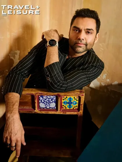 A selection of looks from my cover shoot with Abhay Deol for Travel + Leisure. The styling ranged from casual athleisure by Onitsuka Tiger to sharp pinstripe blazers, showcasing a versatile wardrobe for the modern traveler.