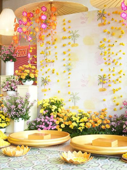 Vibrant Haldi & Mehendi Functions photo 22