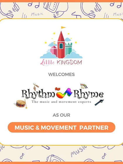 Welcoming Rhythm N Rhyme as our Music & Movement Partner, getting kids to dance and play.