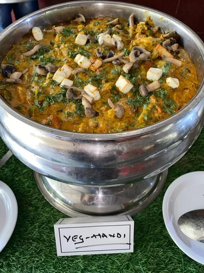 A serving of our Veg Handi, showcasing the variety of fresh vegetables used.
