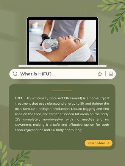 What is HIFU? This post breaks it down. It's a non-surgical treatment using ultrasound to lift and tighten skin, reduce sagging, and even target stubborn fat on the face and body, making it a versatile option for total rejuvenation.