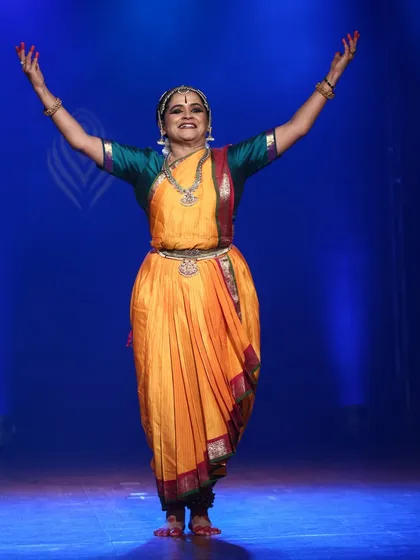 A moment of complete surrender to the art on the stage of Krishna Gana Sabha. For me, every performance is a spiritual journey, connecting with the audience and the divine through dance.
