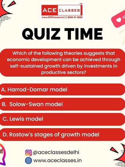 Quiz Time: Which economic theory suggests that development is driven by investments in productive sectors? Test your knowledge of growth models.