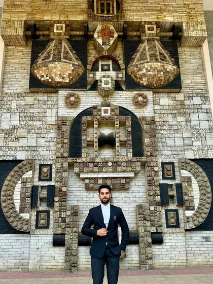 The pursuit of justice is a monumental task, reflected in the art behind me. It is a constant reminder of the gravity and importance of our work.