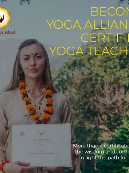 This is the goal for many who join my teacher training course: becoming a Yoga Alliance certified teacher. This image of a proud graduate holding her certificate represents more than just a qualification. It is the culmination of a deep personal journey and the beginning of her path to guide others.