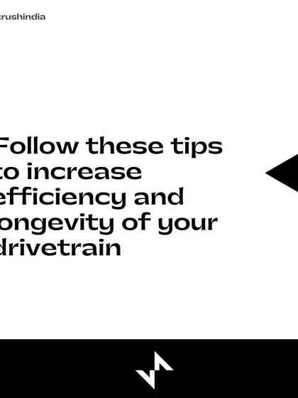 Following these tips will increase the efficiency of your pedaling and extend the life of your drivetrain, saving you money on costly repairs in the long run.