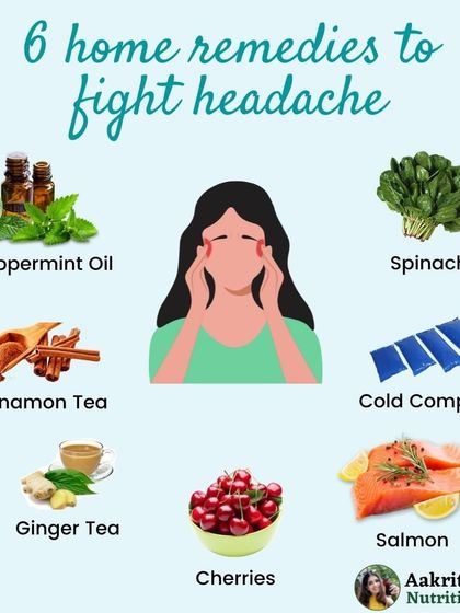 Headaches can often be linked to diet and inflammation. This guide shows six natural home remedies, including anti-inflammatory foods like ginger and salmon, that can help provide relief without always reaching for medicine.