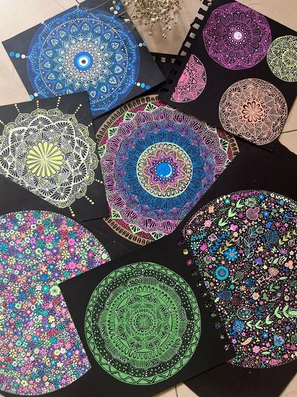 Mandala & Dot Art Wall Decor photo 40