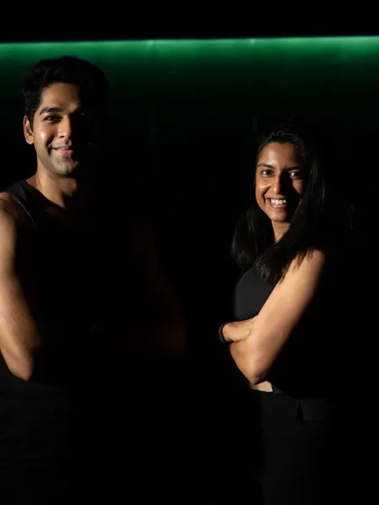 Two of our instructors, all smiles. The bond we build in this community is real.