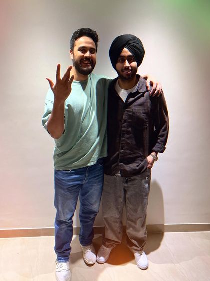 Had a great time with Shubh, whose music is always on my playlist. It's fantastic to meet the artists you admire and be able to help them.