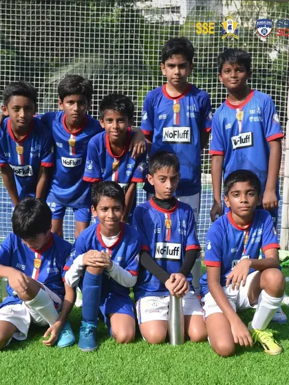 Our U11 Blues team, who showed remarkable courage by competing in the U13 category at The Soccer Link Tournament and reaching the semi-finals. Playing up an age group is a great way to accelerate development.