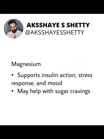 Magnesium is a crucial supplement for managing PCOS symptoms. It supports insulin action, helps the body's stress response, improves mood, and can be particularly effective in reducing sugar cravings.