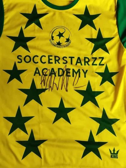 The finished product: our academy jersey signed by the legend, Sunil Chhetri. A symbol of inspiration for all our players.