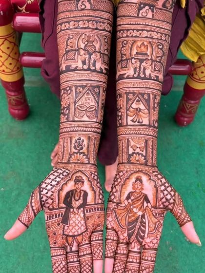 Anand Mehndi Artist - Bridal Mehndi Custom Storytelling & Portraits photo 51