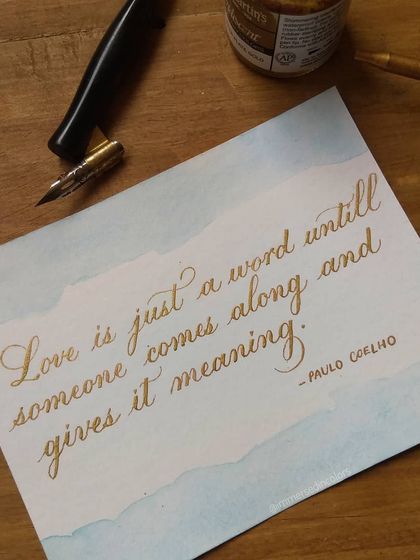 S - Custom Gift Calligraphy From My Art Journal photo 17