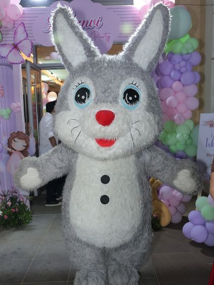 Our friendly bunny mascot was a huge hit with kids and adults alike! Including a live character adds an interactive and memorable element to any party.
