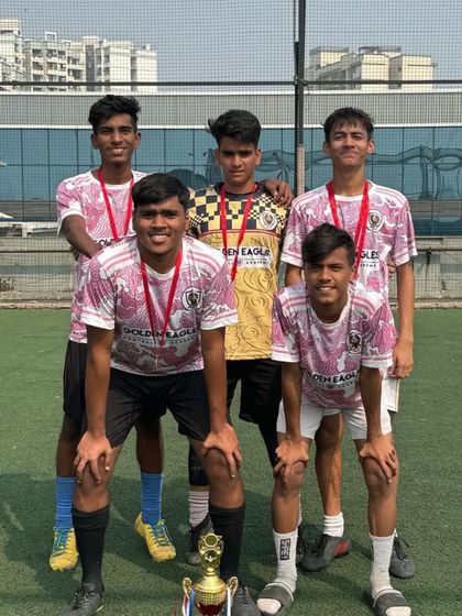 Another angle of our victorious U18 team. Every player contributed to this win, showcasing the depth of talent in our senior football program.